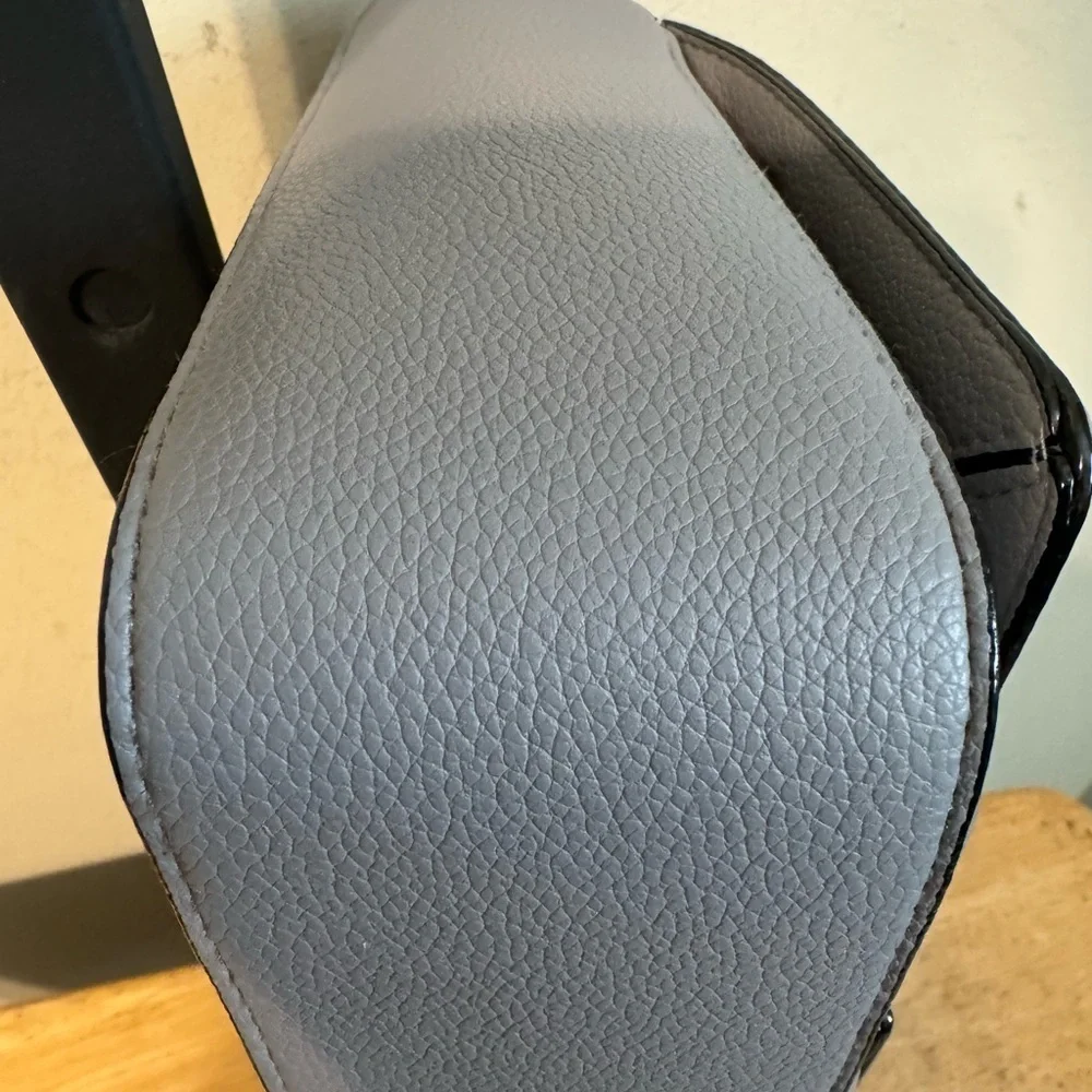 Victoria's Secret Gray Chevron Crossbody Bag